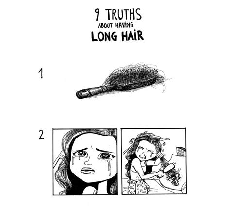 9 Truths Having Long Hair Image C Cassandra Comics Artist