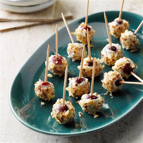 The right appetizers can make all the difference between an okay party to optimize your success, choose a variety of appetizers to tempt your guests and serve them in a. Cheese/Grape Appetizers Recipe | Taste of Home