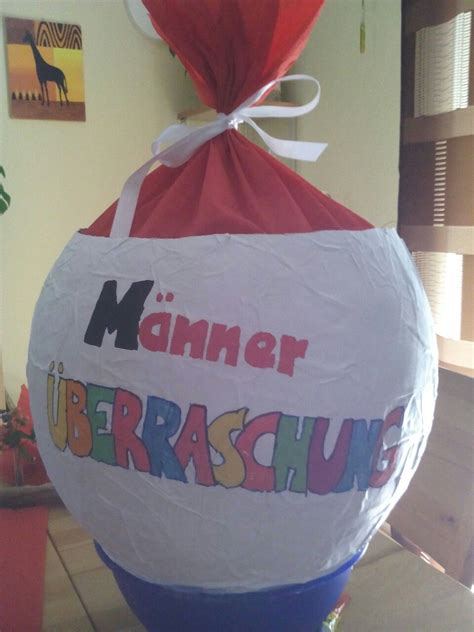 Moderne menschen sind der meinung, dass. Riesen Überraschungsei für Männer | Selbstgemachte ...