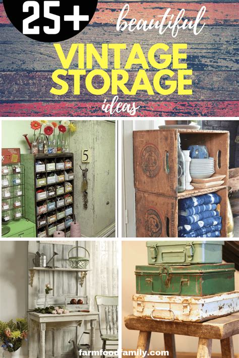25 Beautiful Vintage Storage Decor Ideas And Designs For 2023