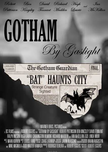 Gotham By Gaslight 2038 Fan Casting On Mycast