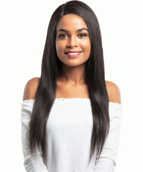 Lace Front Wigs Pre Plucked Natural Hair Line Straight 150 Density