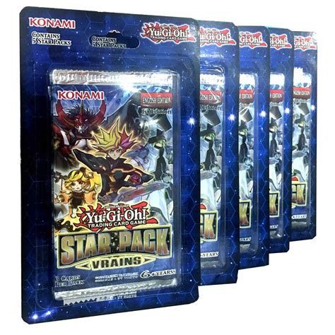 Yugioh Star Pack Vrains 5pk Bundle Trading Cards