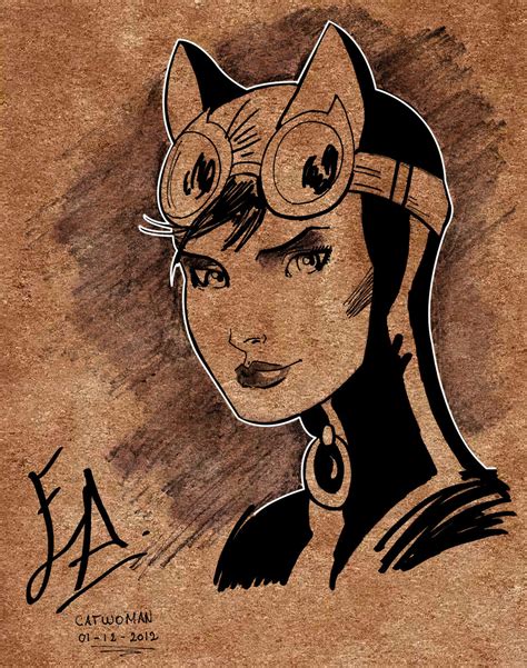 Catwoman Sketch By Edwinj22 On Deviantart