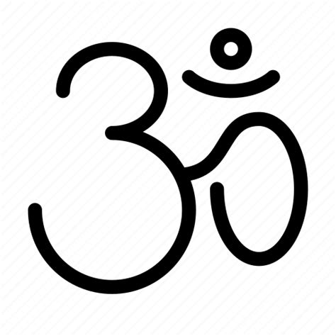 Dharma Hindu Hinduism Indian Om Religion Yoga Icon