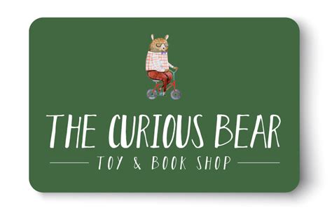 Physical Curious Bear T Card — The Curious Bear Toy And Book Shop