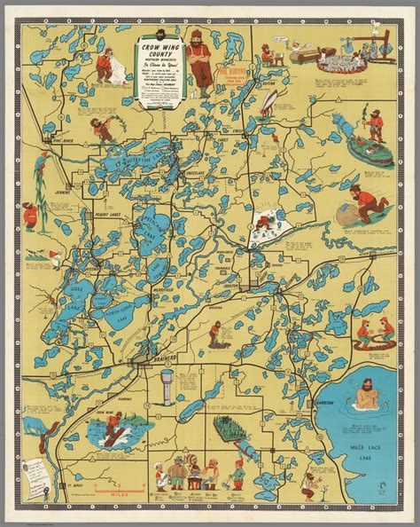 Crow Wing County : Northern Minnesota is close to you! Copyright 1946