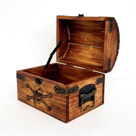 Treasure Chest Chest With Lock Authentic Pirate Trunk With Antique Lock And Key Personalized