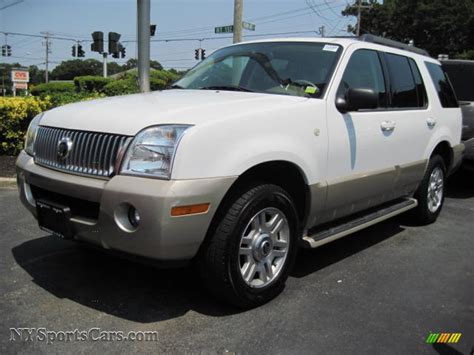 2005 Mercury Mountaineer V8 Awd In Oxford White J02304 Nysportscars