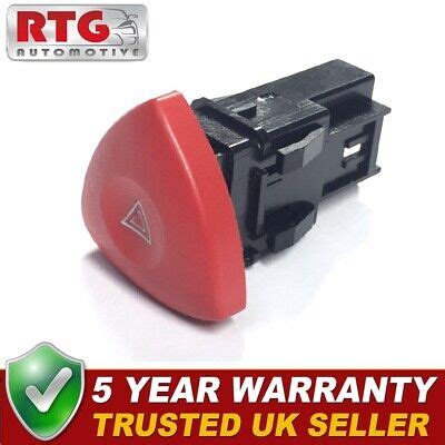 Hazard Warning Switch Button Fits Renault Laguna Espace Trafic Vauxhall