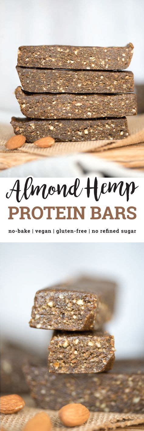 These Vegan Hemp Protein Bars Are Easy To Make With Healthy Whole Food