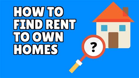 How To Find Rent To Own Homes 👉 Rent To Own Homes Near Me 2020 Youtube