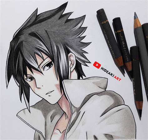 Sasuke Naruto By Hideakiartreal On