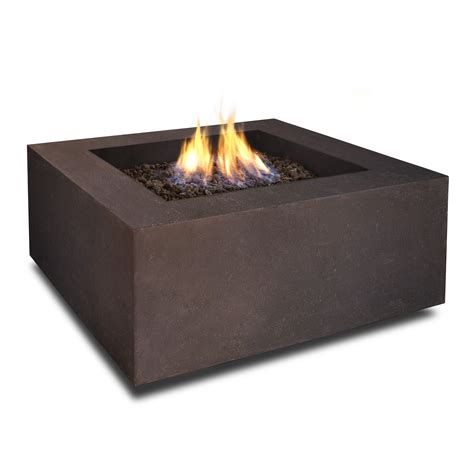 The outdoor living series is. Real Flame Baltic Square Propane Fire Pit Table & Reviews ...