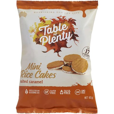 Mywellabee Grocery And Pantry Table Of Plenty Mini Rice Cakes Salted