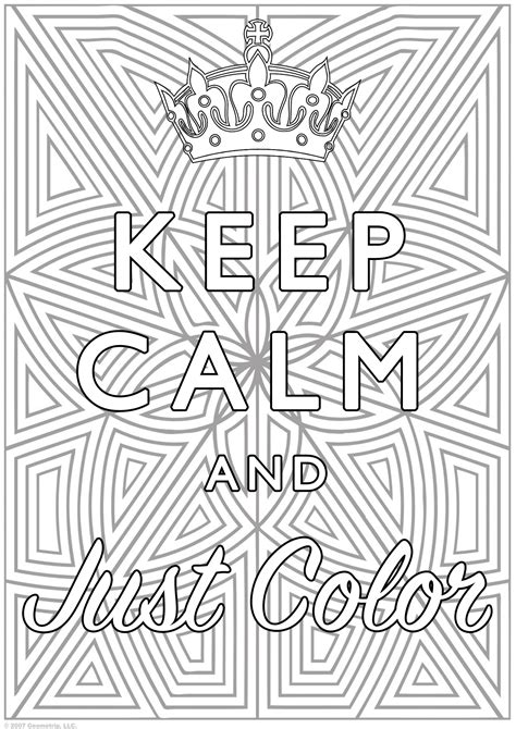 Contact coloring pages for adults on messenger. Keep Calm and Color - Keep calm & … Adult Coloring Pages
