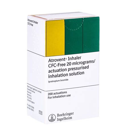 Atrovent Inhaler 20mcg Cfc Inhaler 200 Doses Asset Pharmacy
