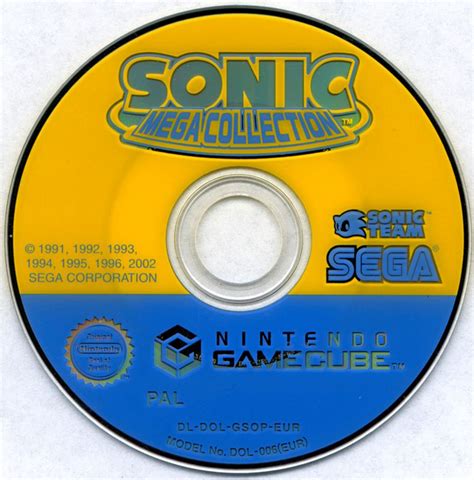 Sonic Mega Collection Cover Or Packaging Material Mobygames