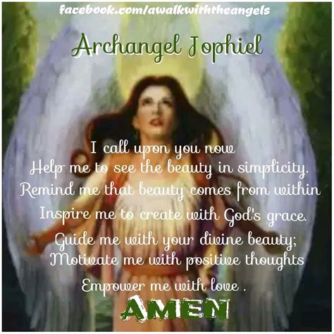 Archangel Jophiel Prayer Archangel Jophiel Archangels Archangel Prayers