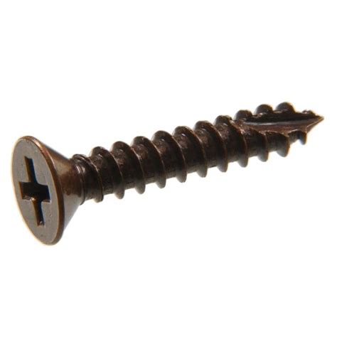 Shop Hillman 5 X 12 In Brown Flat Head Interiorexterior Wood Screws