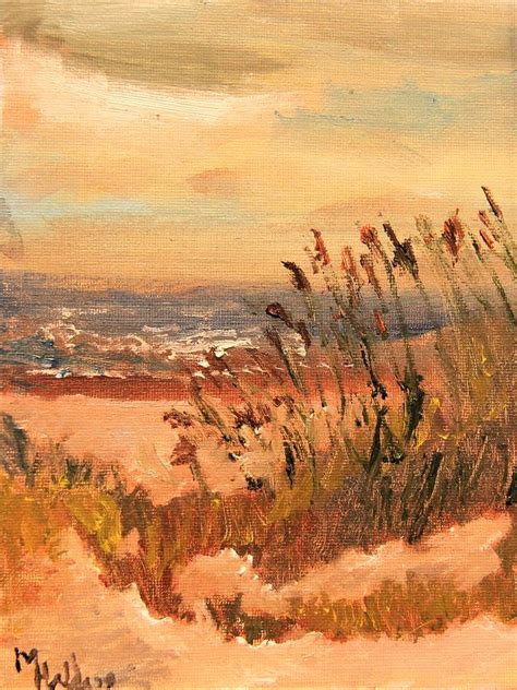 Beach Grass Painting By Michael Helfen Fine Art America