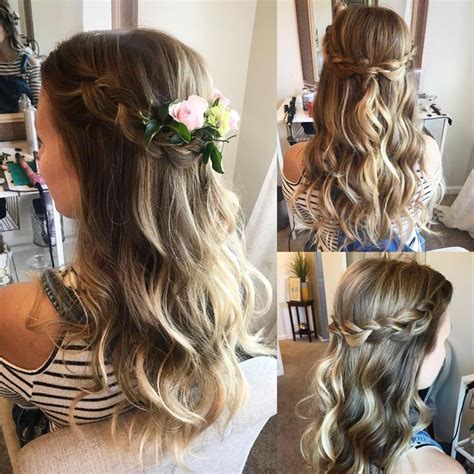 Happy Friday 😀 Graceful Wedding Hairstyle With Braids And Flowers 🌺 On