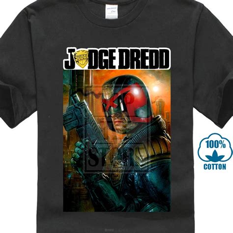Judge Dredd Movie Art Custom Men S T Shirt Size S To Xl In T Shirts From Men S Clothing On