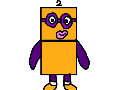 Two The Numberblock From Numberblocks By Mjegameandcomicfan89 On Deviantart