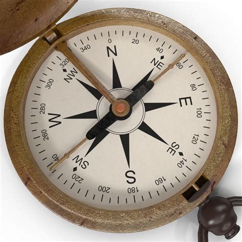 3d Old Compass