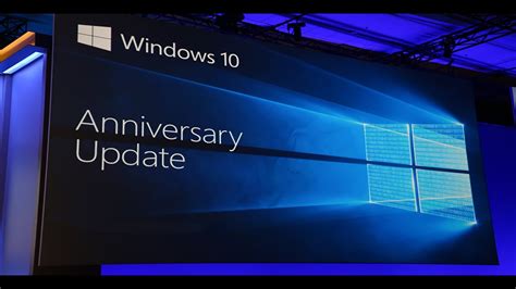 Windows 10 Anniversary Update Procedure Youtube