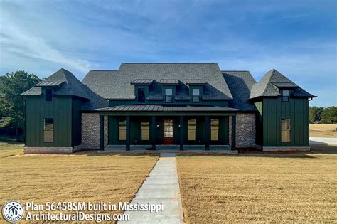 Exclusive Farmhouse Plan 56458SM Comes To Life In Mississippi