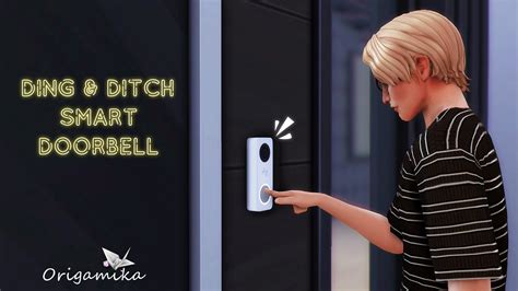 Функциональный умный дверной звонок Ding And Ditch Smart Doorbell для
