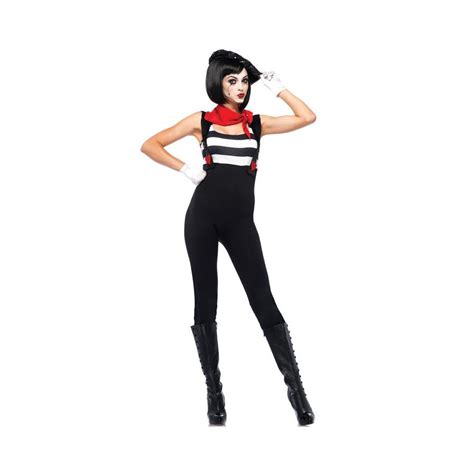 Mime Costume Adult Halloween Costumes Spirit Halloween Catsuit Costume Ebay Halloween