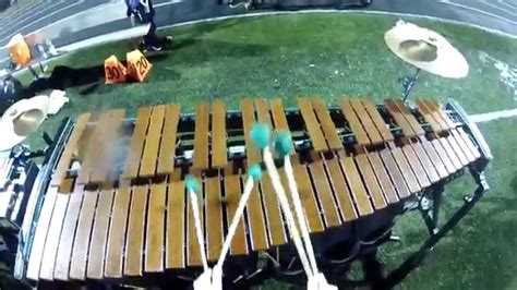 Chantilly High School Marching Band 2014 Marimba Cam Youtube