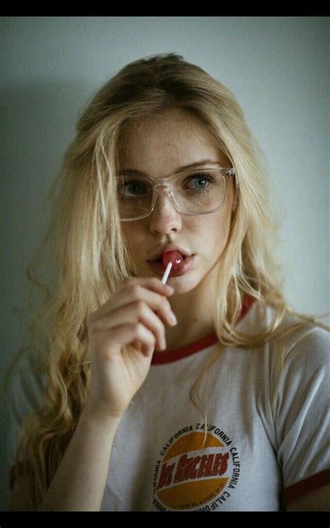 Girl Blonde Glasses Nerd Aesthetic Girls With Glasses Girl Photography