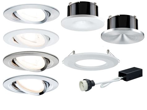 Runde schwenkbare Einbauleuchten Einbaustrahler mit GU10 LED 230V ohne Trafo | eBay