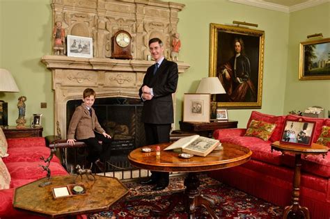 Tory Jacob Rees Moggs Home Hit With Posh Scum Graffiti And A Pink