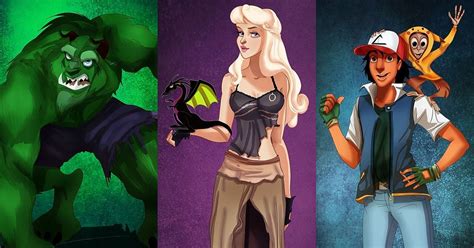 What Would The Disney Princesses Be For Halloween This Artist Puts Them In Pop Culture Costumes
