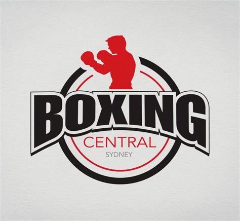 The Logo For Boxing Central Sydney Featuring A Silhouette Of A Man