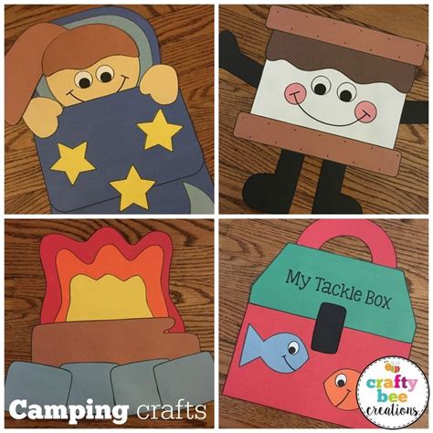 Have the little campers make some animal track stamps to use during art. These are some of the cutest camping crafts that kids can ...
