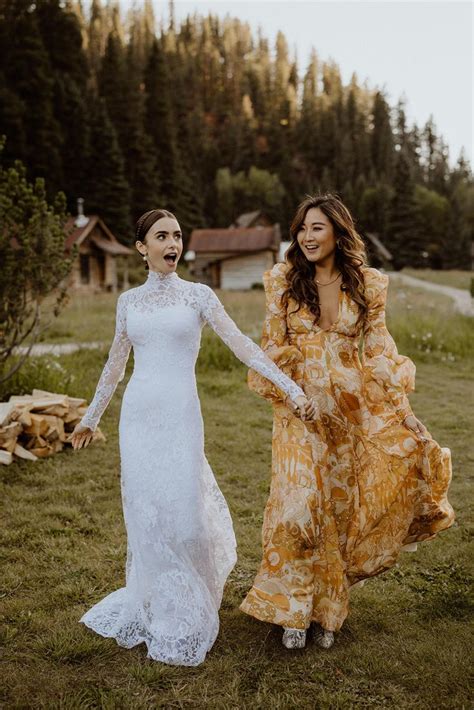 Lily Collins And Charlie Mcdowells Dunton Hot Springs Wedding