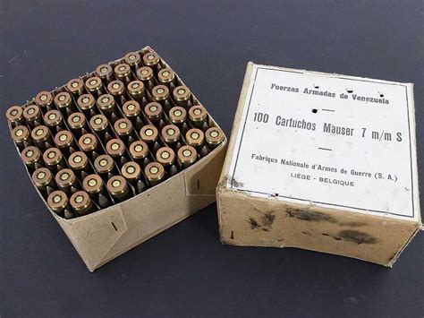 7mm Mauser Surplus Ammo Fn46 100 Rnd Box