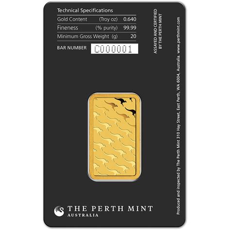 Delivered in original packaging, these gold bars hold the good delivery status, are recognized worldwide and easy to trade. 20 gram Gold Bar - Perth Mint - 99.99 Fine in Assay | eBay