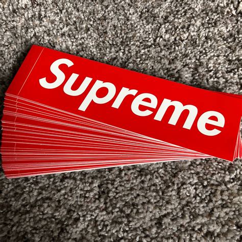 Supreme 50 Supreme Box Logo Stickers Grailed