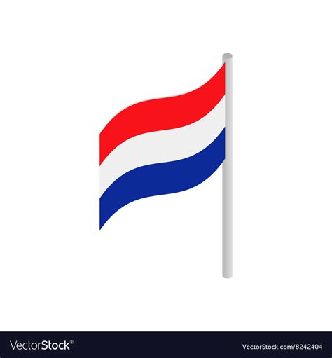 De nederlandse vlag wapperend in de wind.geen naamsvermelding nodig, no credits necessary!the dutch flag in the wind. Netherlands country flag icon Royalty Free Vector Image