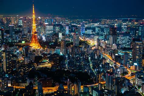 The Most Beautiful Viewpoint Tokyo Tower In Tokyo City Japan Stock