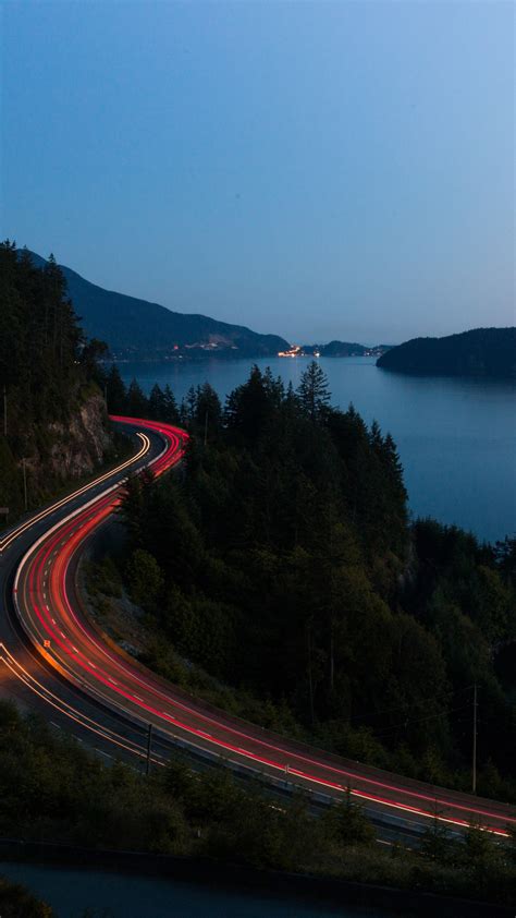 2160x3840 Highway Golden Hour Long Exposure 5k Sony Xperia Xxzz5