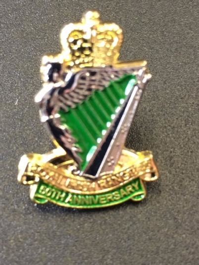 Lapel Badge Royal Irish Rangers 50th Anniversary Royal Irish