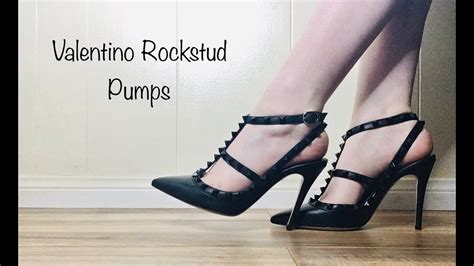Valentino Rockstud Pumps Unboxing And Try On Youtube