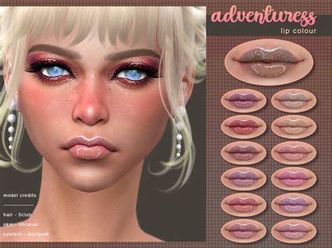 Adventuress Lip Colour By Screaming Mustard At Tsr Sims 4 Updates